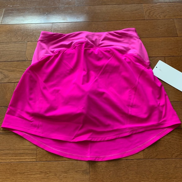 💕LULULEMON ESSENTIAL HR SKIRT/SKORT LONG-POW PINK - Picture 5 of 13